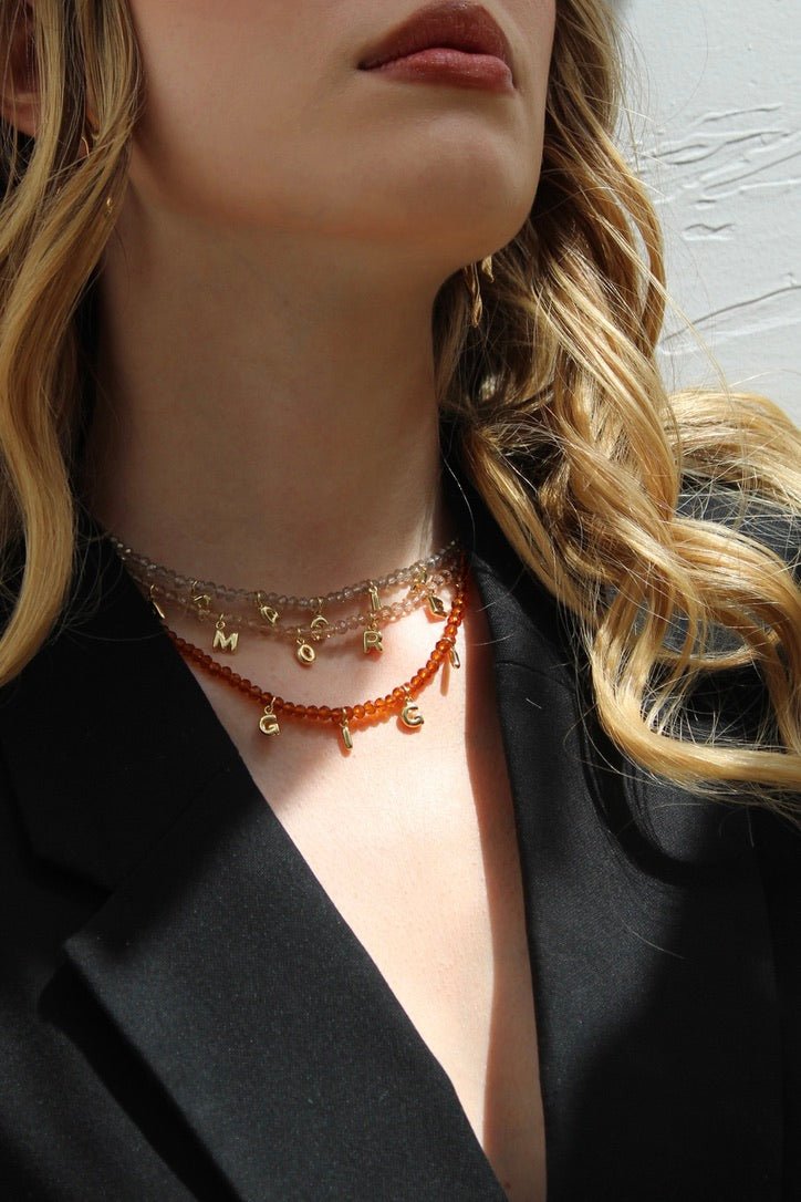 Custom Bubble Necklace - Purple - Image 3