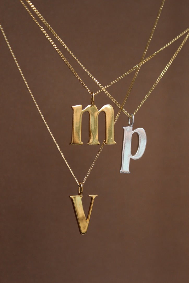 INITIAL GOLD - Link chain 16" - Image 4