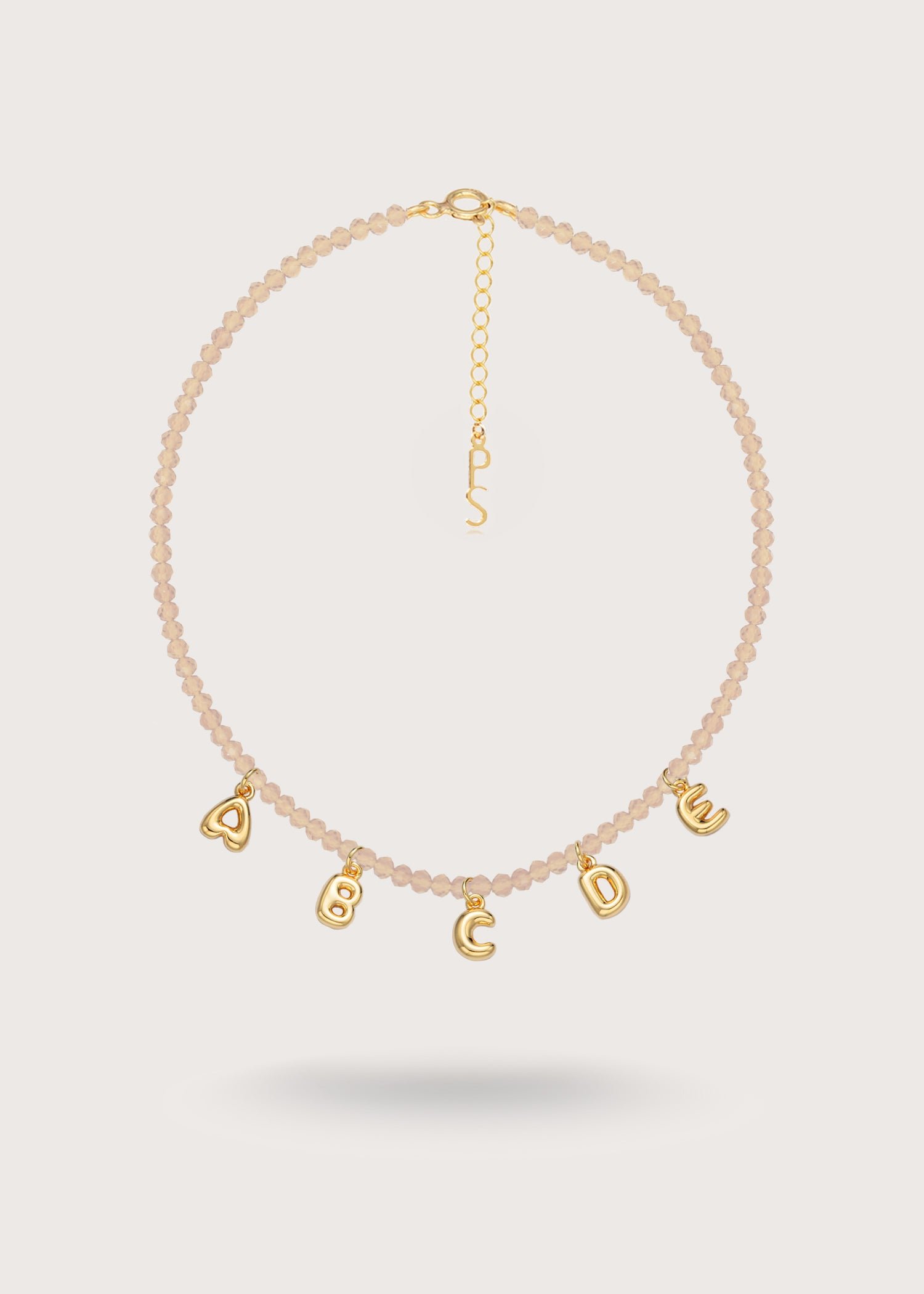 Custom Bubble Necklace - Nude