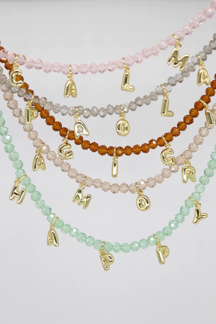 Custom Bubble Necklace - Gray - Image 5