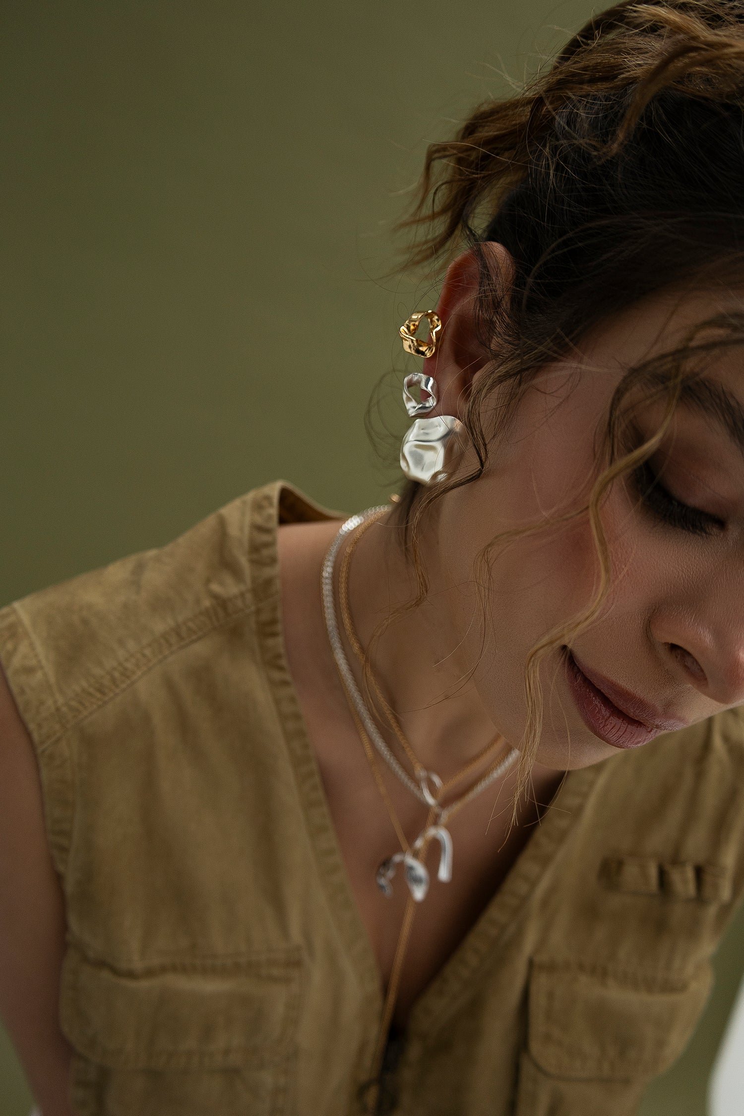 DUNE Silver Earrings - Image 2